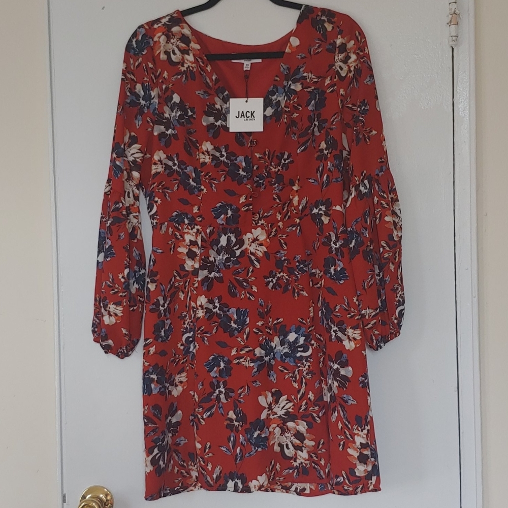 Floral printed dress - Picture 1 of 4